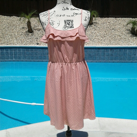 LC Lauren Conrad Dresses & Skirts - Sale today! Lauren Conrad peach mod modcloth dress